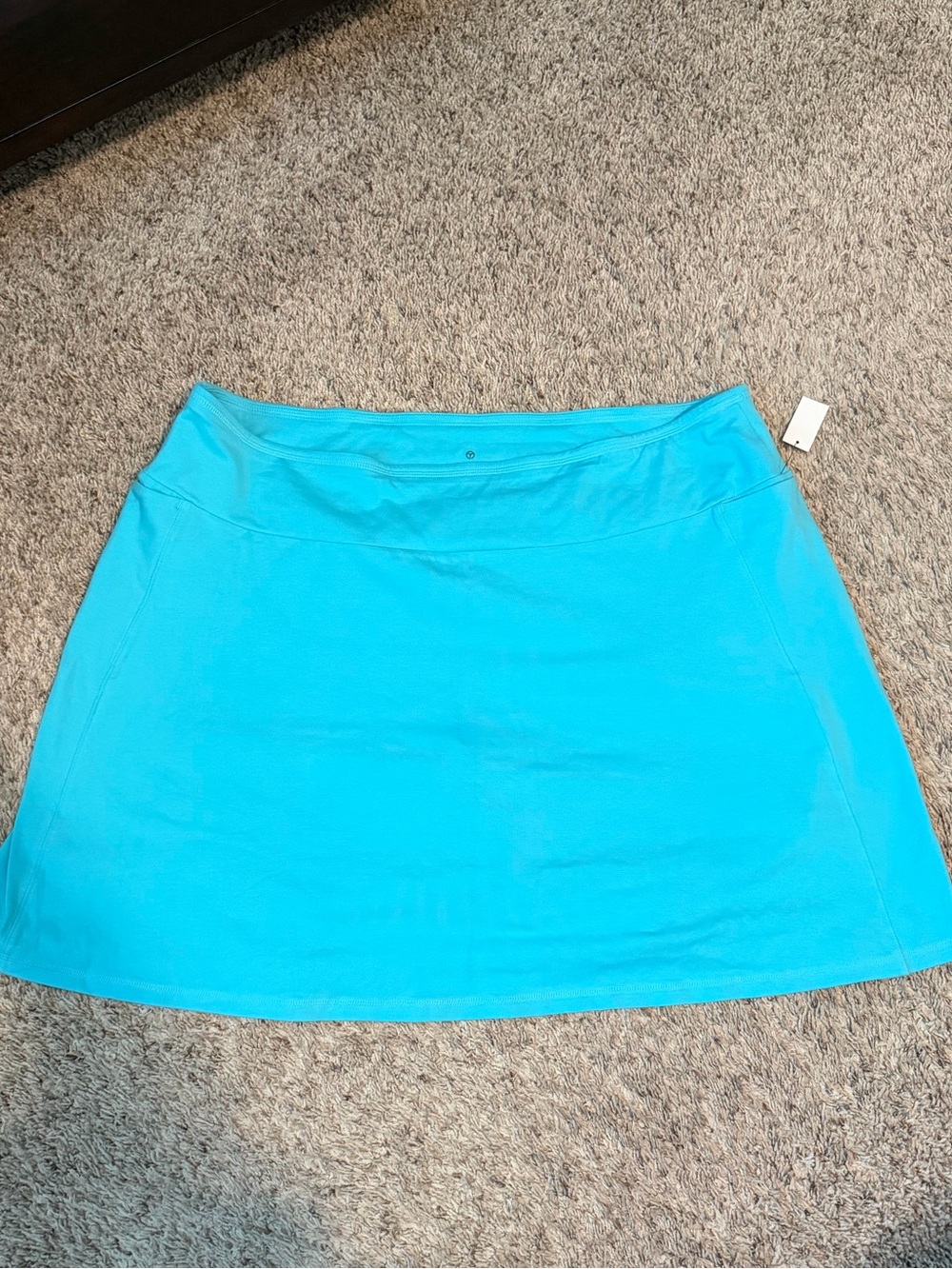 Talbots Bright Aqua A-Line Active Skort